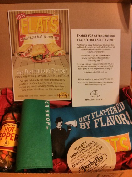 Our VIP Goody Bag from Potbelly
